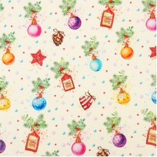 Бумага упаковочная глянцевая "Шарики", 50*70 см